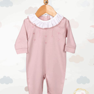 Babygrow algodão peito bordado